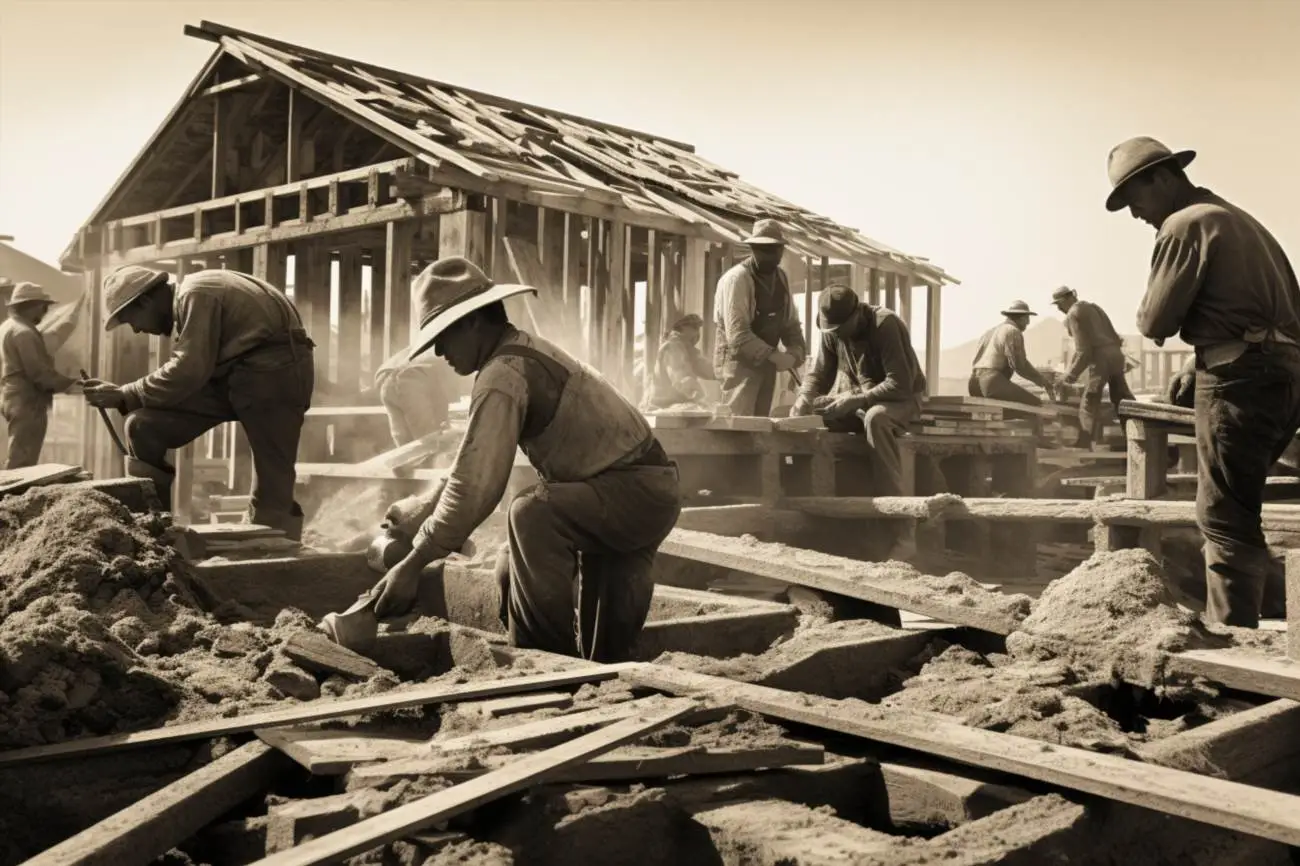 Jak budowano domy przed wojną