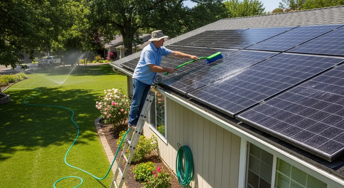 Jak czyścić panele fotowoltaiczne i jak często to robić